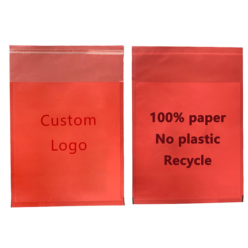 Zeal X Eco Pack lanserer Premium Red Glassine Paper Bag med full tilpasset fargeservice for globale engroskjøpere