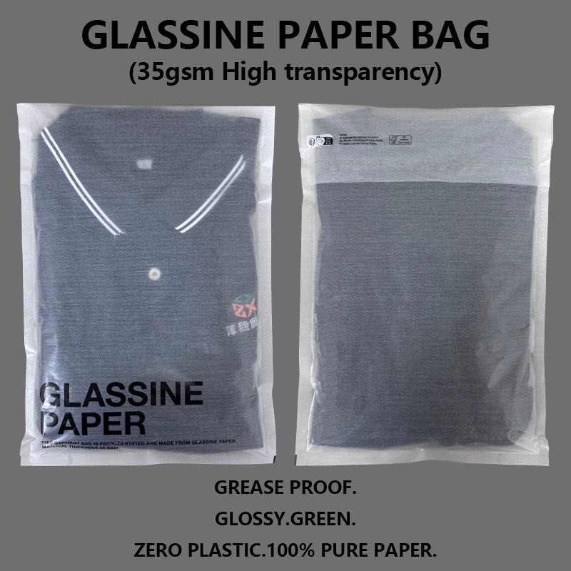 Zeal X lanserer tilpassede høytransparente glassin-papirposer for å hjelpe motemerker med å gå over til plastfri emballasje