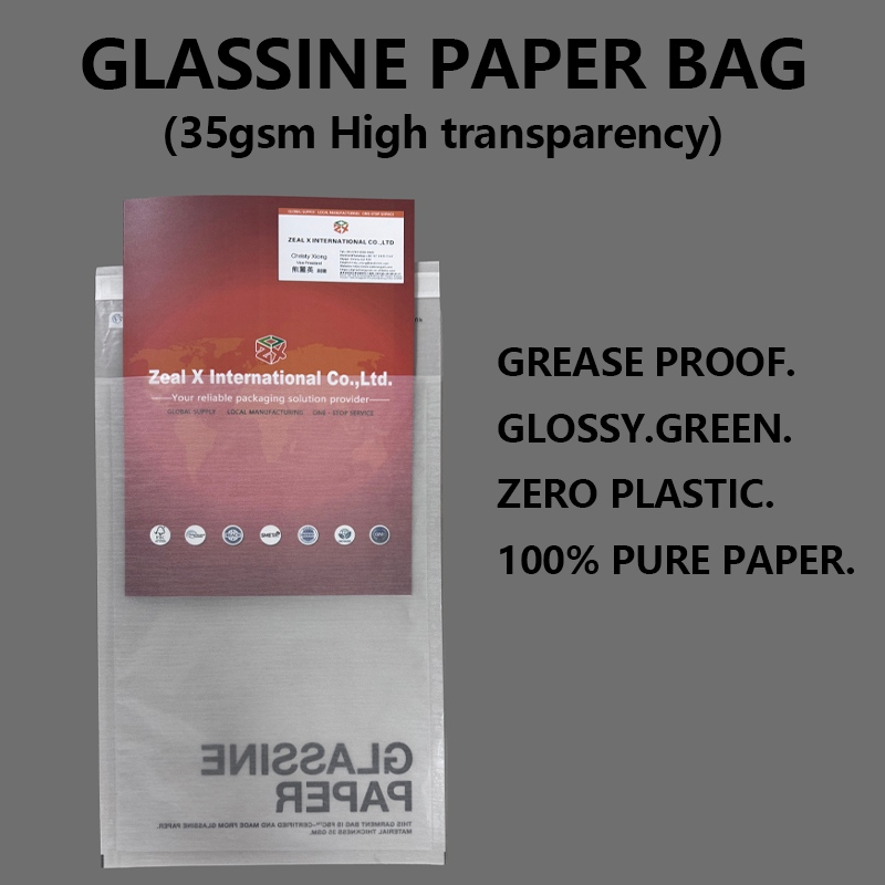 Zeal X lanserer tilpassede Glassine-papirposer for å møte økende global etterspørsel etter bærekraftig plastfri emballasje