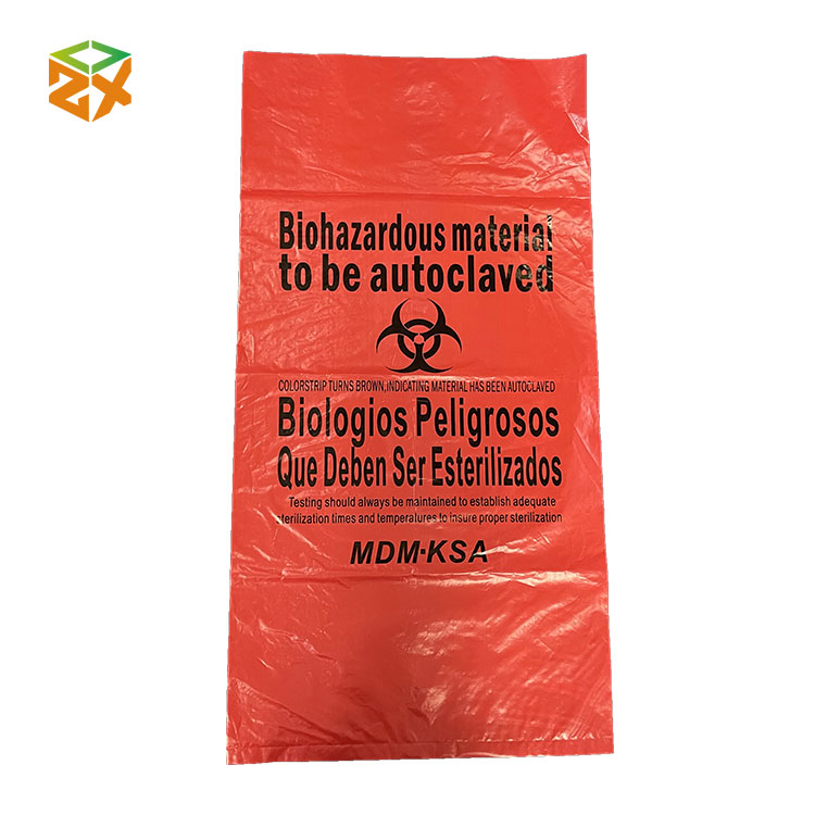 Biohazard plast søppelpose