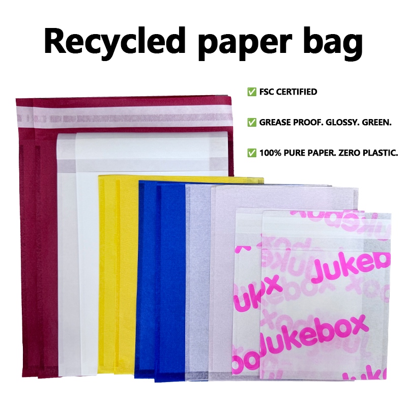 Egendefinerte resirkulerte papirposer