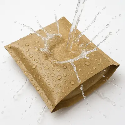 Kraft Paper Bag-double limstripe